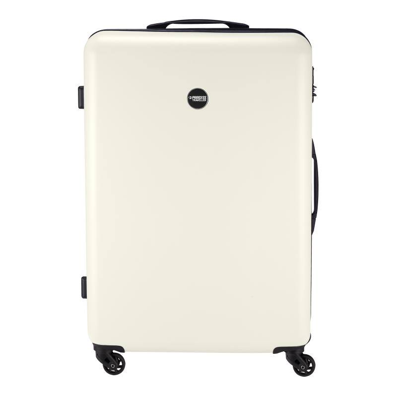 PT01 Grote reiskoffer - Pearl White