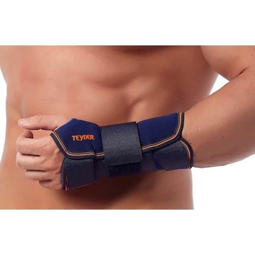 Teyder Neopreen Polsbrace - L - Rechts - Blauw