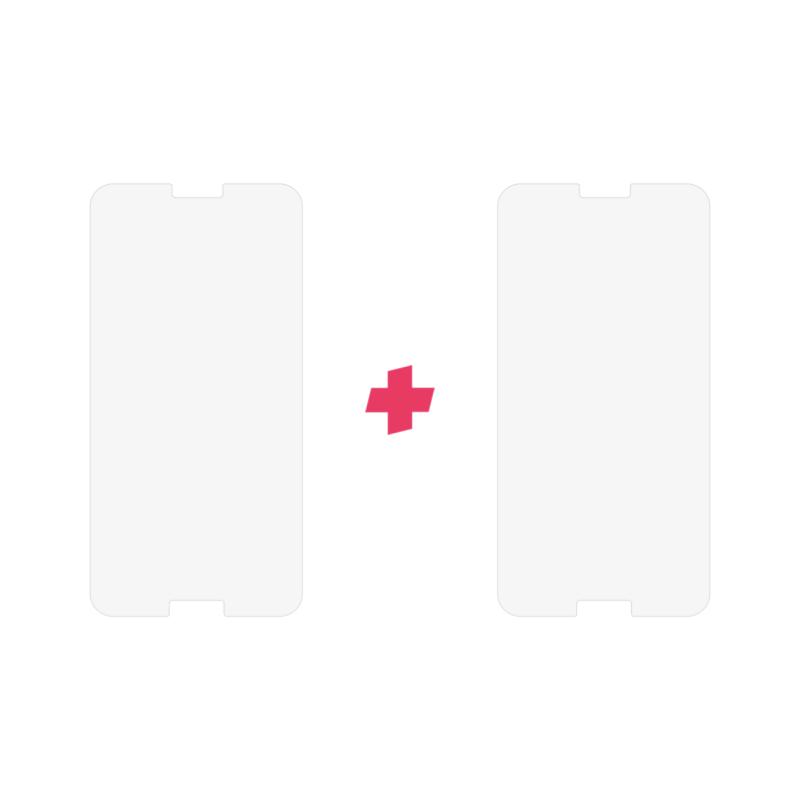 DuoPack: Huawei P20 screenprotector gehard glas