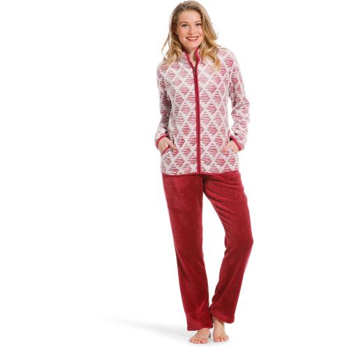 Pastunette dames huispak 80222-106-8 rood - Rood - 36