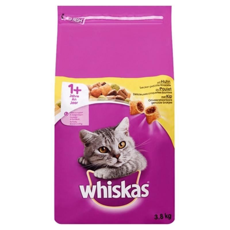 Whiskas Droog Adult Kip 4 Kg