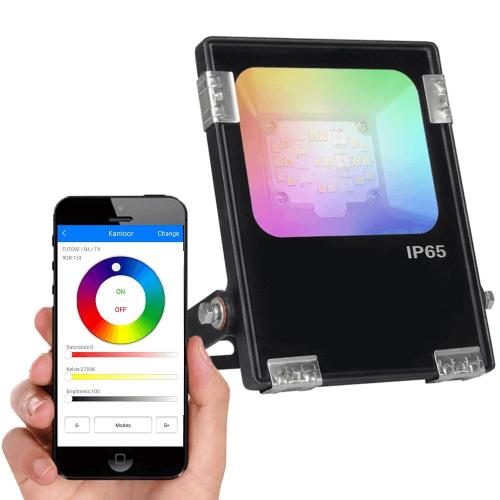 Milight Wifi led bouwlamp set RGBWW mét Wifi module 10 watt IP65