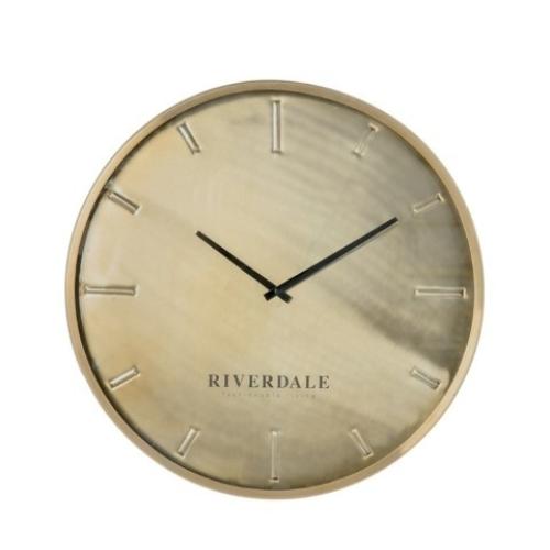 Riverdale Wandklok Ray brons 50cm