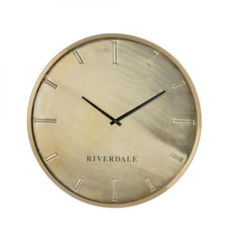 Riverdale Wandklok Ray brons 50cm