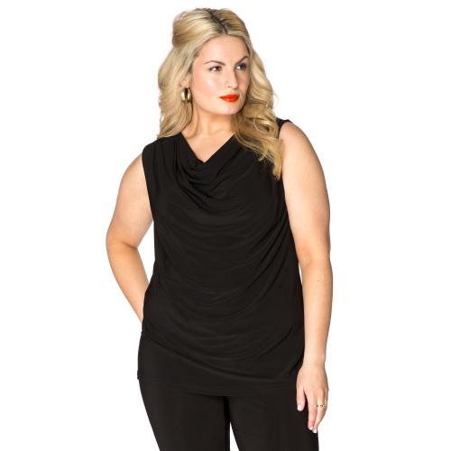 Basic top watervalhals DOLCE 42/44 black
